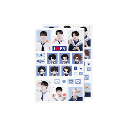 ENHYPEN - SAILOR ENHYPEN WORLD OFFICIAL MD STICKER - COKODIVE