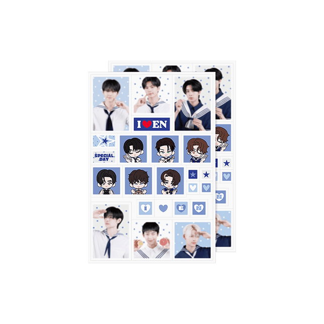 ENHYPEN - SAILOR ENHYPEN WORLD OFFICIAL MD STICKER - COKODIVE