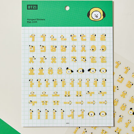 BT21 - SOUVENIR EDITION HANGEUL STICKER - COKODIVE