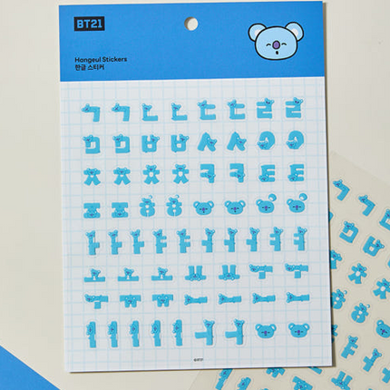 BT21 - SOUVENIR EDITION HANGEUL STICKER - COKODIVE