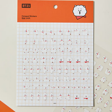BT21 - SOUVENIR EDITION HANGEUL STICKER - COKODIVE
