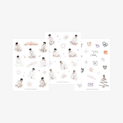 TXT - ACT : PROMISE WORLD TOUR OFFICIAL MD STICKER & TATTOO STICKER SET - COKODIVE