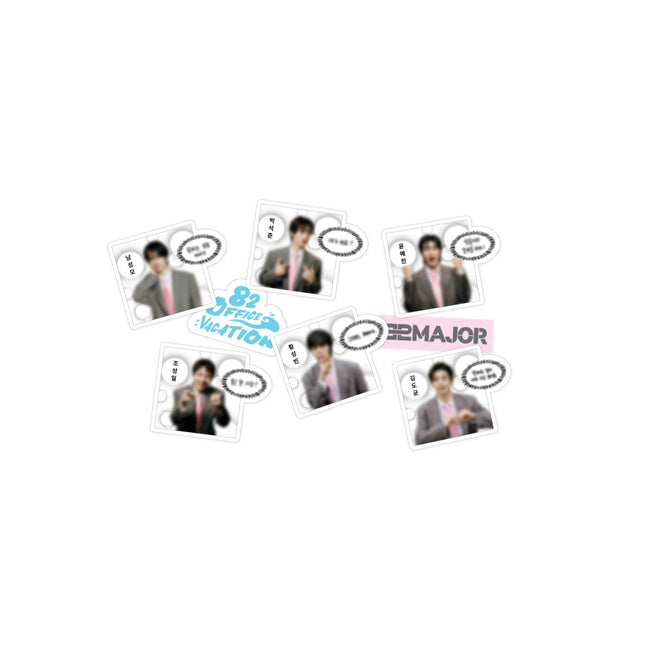 82MAJOR - 82 OFFICE : VACATION 2026 FAN CONCERT OFFICIAL MD STICKER SET - COKODIVE