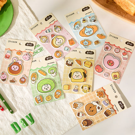 BT21 - BABY BAKERY SHOP MD STICKERS - COKODIVE