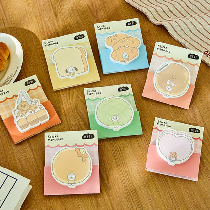 BT21 - BABY BAKERY SHOP MD STICKY MEMO NOTEPADS - COKODIVE