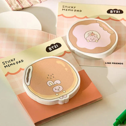 BT21 - BABY BAKERY SHOP MD STICKY MEMO NOTEPADS - COKODIVE