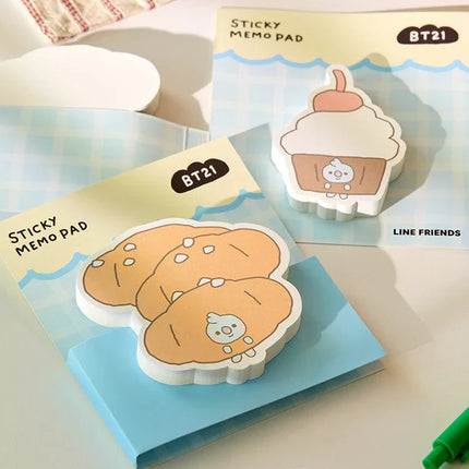 BT21 - BABY BAKERY SHOP MD STICKY MEMO NOTEPADS - COKODIVE
