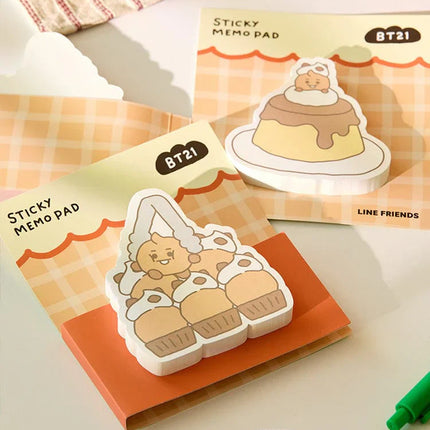 BT21 - BABY BAKERY SHOP MD STICKY MEMO NOTEPADS - COKODIVE