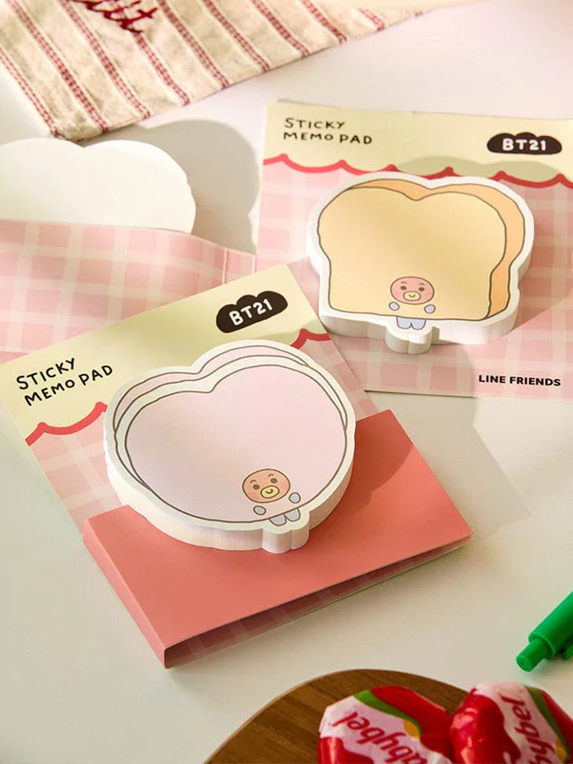 BT21 - BABY BAKERY SHOP MD STICKY MEMO NOTEPADS