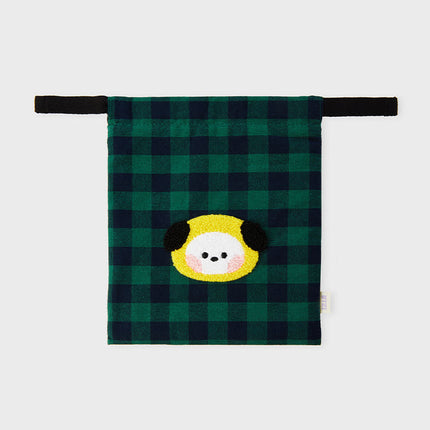 BT21 - MININI BASIC CHECK STRING POUCH