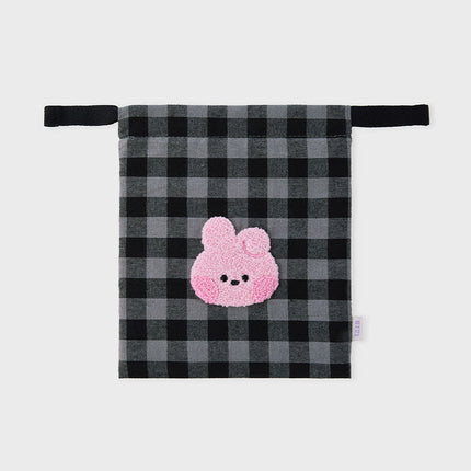 BT21 - MININI BASIC CHECK STRING POUCH