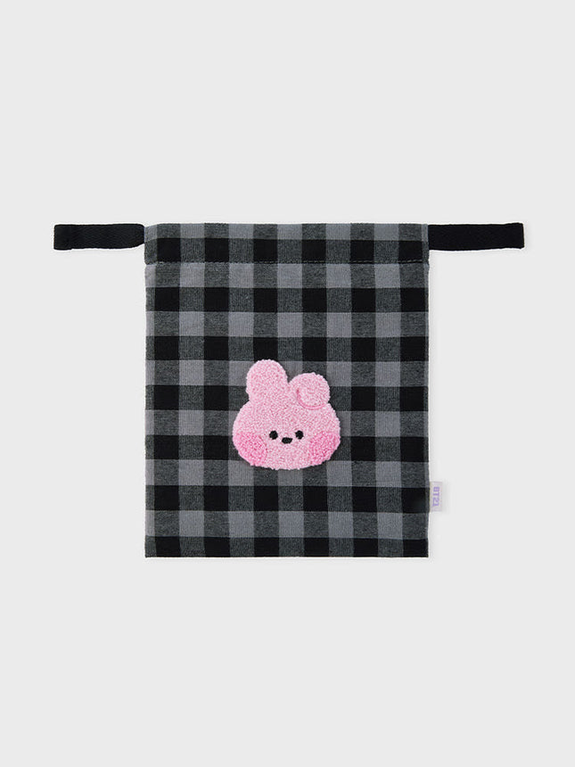 BT21 - MININI BASIC CHECK STRING POUCH