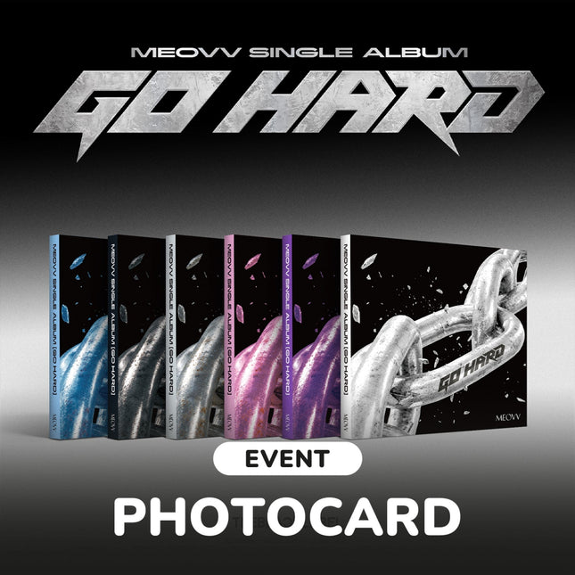 MEOVV - GO HARD SINGLE ALBUM WITHMUU GIFT PHOTOBOOK VER RANDOM - COKODIVE