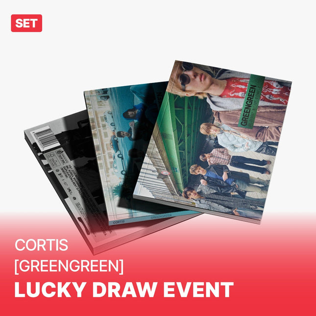 CORTIS - GREENGREEN 2ND EP ALBUM SOUNDWAVE LUCKY DRAW EVENT STANDARD SET - COKODIVE