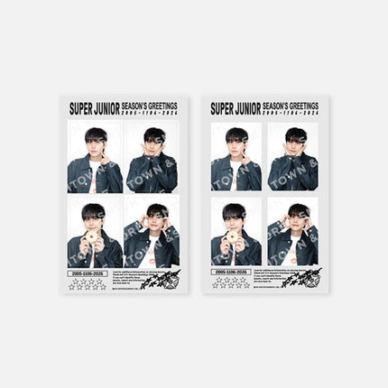 SUPER JUNIOR - 2026 SM ARTIST SEASON'S GREETINGS OFFICIAL MD 4CUT PHOTO SET - COKODIVE