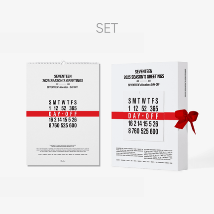 SEVENTEEN - SEVENTEEN'S VACATION : DAY-OFF 2025 SEASON'S GREETINGS + WALL CALENDAR WEVERSE GIFT - COKODIVE