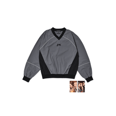 LE SSERAFIM - EASY CRAZY HOT 2025 TOUR OFFICIAL MD SWEATSHIRT (GREY) - COKODIVE