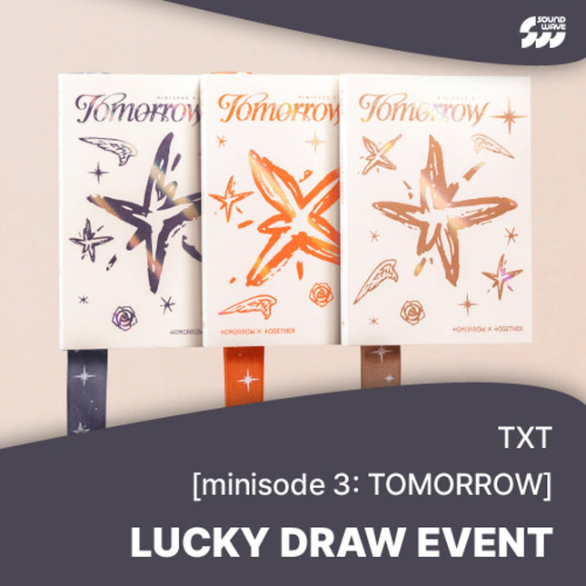 TXT - MINISODE 3 TOMORROW 6TH MINI ALBUM 2ND LUCKY DRAW EVENT SOUNDWAVE STANDARD SET - COKODIVE