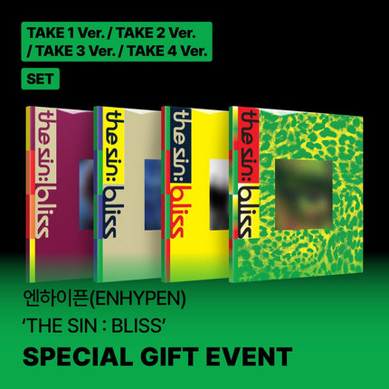 ENHYPEN - THE SIN : BLISS 8TH MINI ALBUM SOUNDWAVE GIFT STANDARD SET - COKODIVE