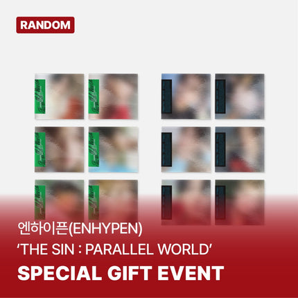 ENHYPEN - THE SIN : PARALLEL WORLD SPIN OFF SINGLE ALBUM SOUNDWAVE GIFT ENGENE VER RANDOM - COKODIVE
