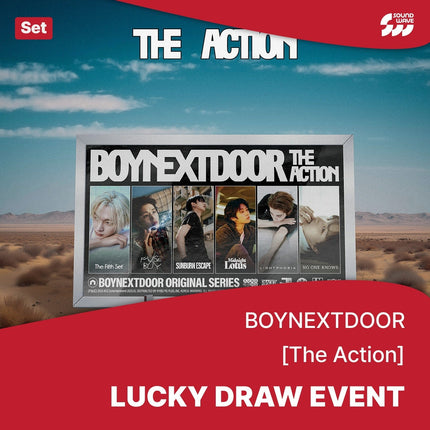 BOYNEXTDOOR - THE ACTION 5TH EP ALBUM SOUNDWAVE LUCKY DRAW EVENT FRAME VER SET - COKODIVE