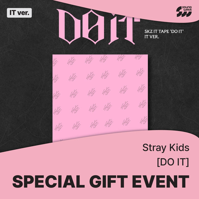 STRAY KIDS - DO IT SKZ IT TAPE ALBUM SOUNDWAVE GIFT STANDARD IT VER