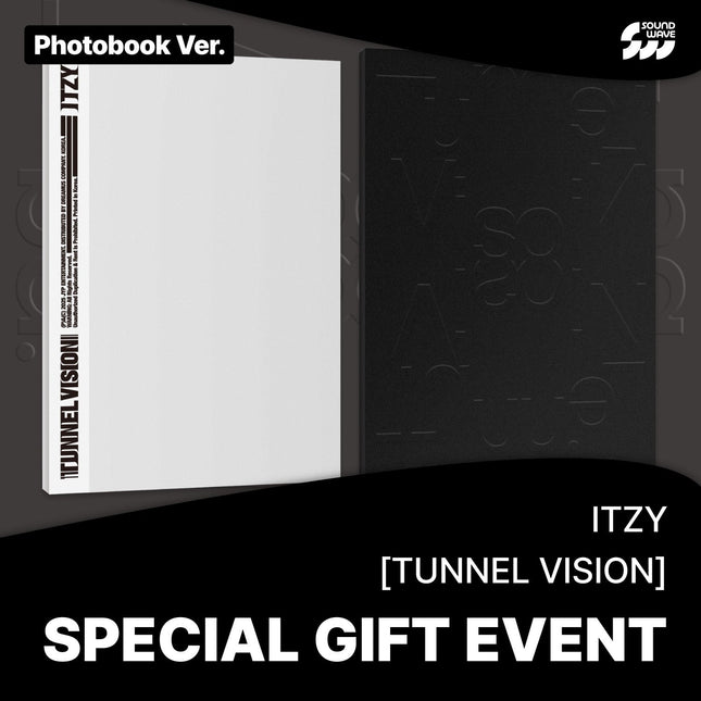 ITZY - TUNNEL VISION MINI ALBUM SOUNDWAVE GIFT PHOTOBOOK VER RANDOM - COKODIVE