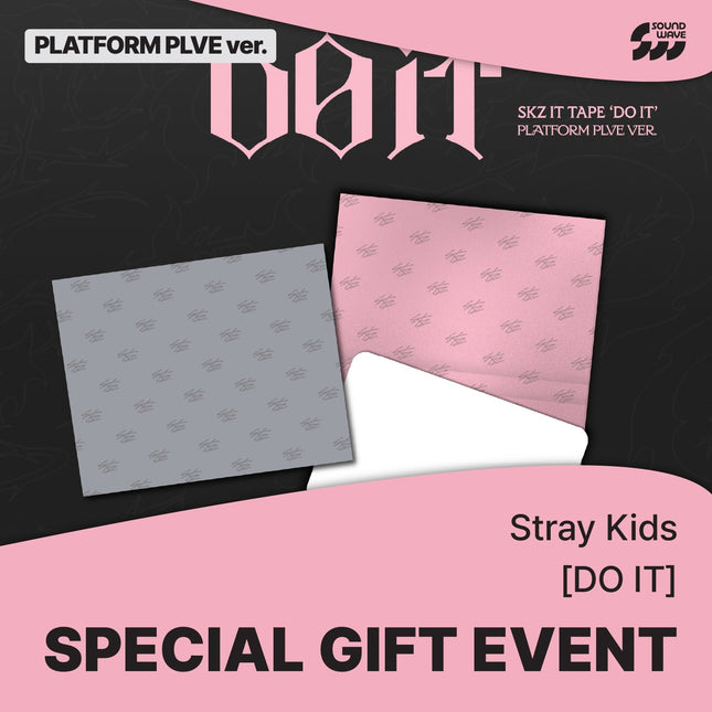 STRAY KIDS - DO IT SKZ IT TAPE ALBUM SOUNDWAVE GIFT PLATFORM PLVE VER