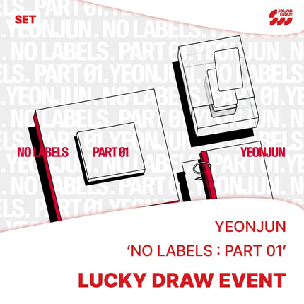 TXT YEONJUN - NO LABELS: PART 01 ALBUM SOUNDWAVE LUCKY DRAW EVENT STANDARD SET - COKODIVE
