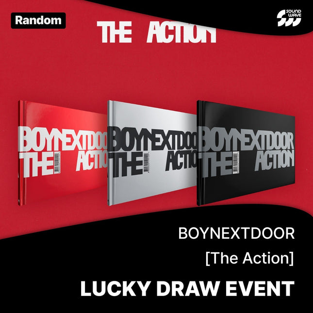 BOYNEXTDOOR - THE ACTION 5TH EP ALBUM SOUNDWAVE LUCKY DRAW EVENT STANDARD RANDOM - COKODIVE