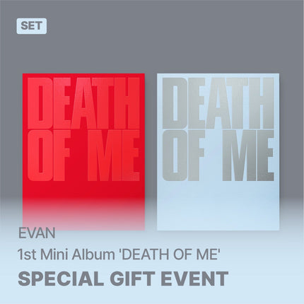 EVAN - DEATH OF ME 1ST MINI ALBUM SOUNDWAVE GIFT STANDARD SET - COKODIVE