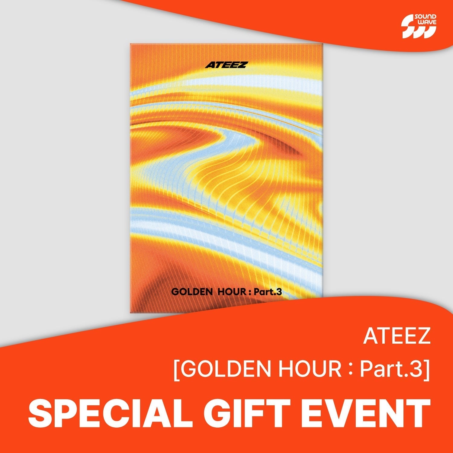 Ateez In Your Fantasy Merch A-TEEZ [GOLDEN HOUR : Part.3