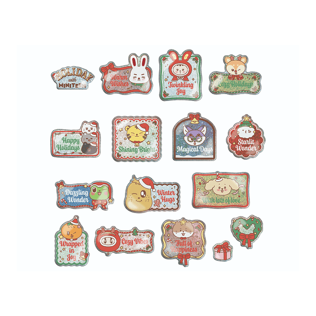 SEVENTEEN - HOLIDAY WITH MINITEEN OFFICIAL MD STICKER SET - COKODIVE