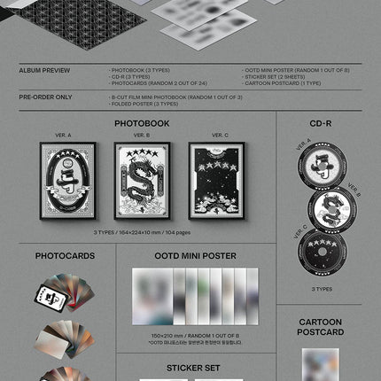 STRAY KIDS - 5 STAR 3RD FULL ALBUM STANDARD VER. APPLE MUSIC GIFT VER. - COKODIVE