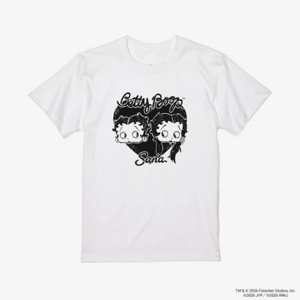 TWICE SANA - BETTY BOOP X SANA OFFICIAL MD T-SHIRT (WHITE) - COKODIVE