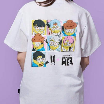 BTS - BTS X DM4 SHORT SLEEVE T-SHIRT WHITE - COKODIVE