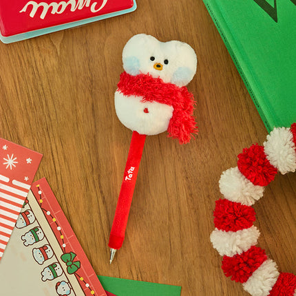 BT21 - MINI MININI PETIT HOLIDAY SNOWMAN DOLL GEL PEN