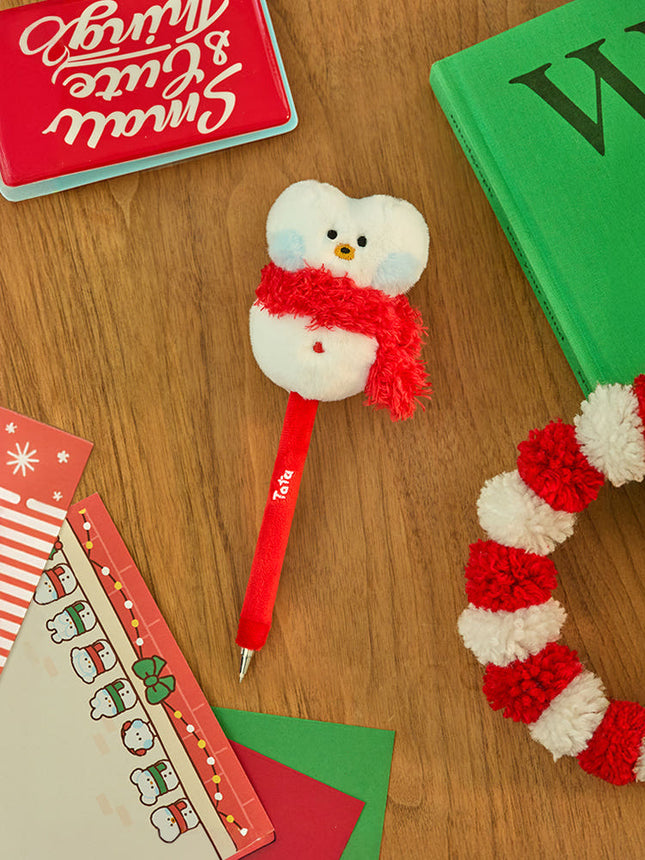 BT21 - MINI MININI PETIT HOLIDAY SNOWMAN DOLL GEL PEN