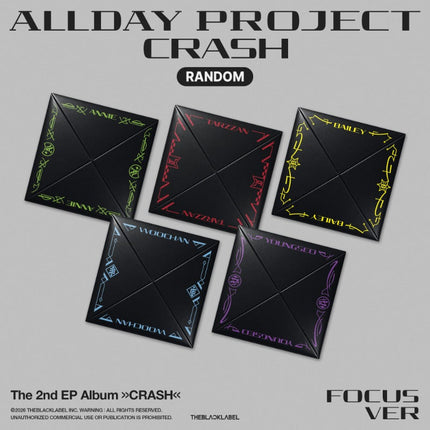 ALLDAY PROJECT - CRASH THE 2ND EP ALBUM TBL GIFT FOCUS VER RANDOM - COKODIVE