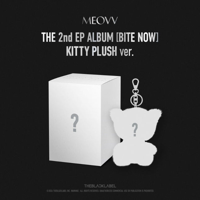 MEOVV - BITE NOW 2ND EP ALBUM TBL GIFT KITTY PLUSH VER - COKODIVE