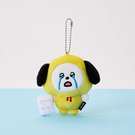 BT21 - TODAY'S FACE TEARDROP PLUSH KEYRING - COKODIVE