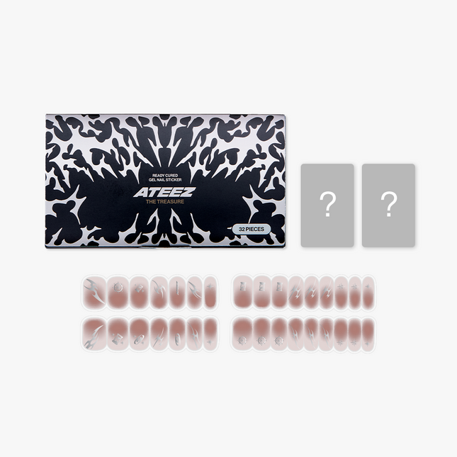 ATEEZ - READY CURED GEL NAIL STICKER : THE TREASURE - COKODIVE
