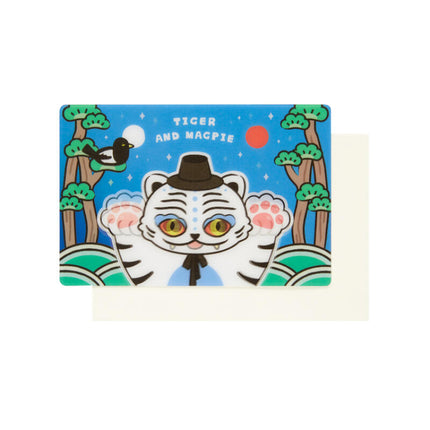 TIGER AND MAGPIE CHAINGING CARD - COKODIVE