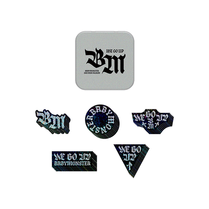 BABYMONSTER - WE GO UP OFFICIAL MD TIN CASE + STICKER SET - COKODIVE