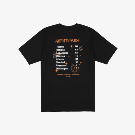TXT - ACT : PROMISE WORLD TOUR OFFICIAL MD TOUR ROUTING T-SHIRT - COKODIVE