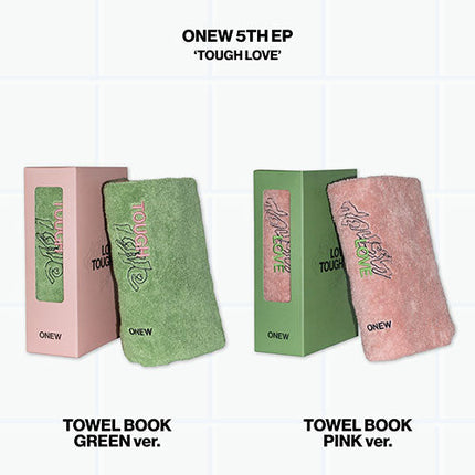 ONEW - TOUGH LOVE 5TH MINI ALBUM TOWEL BOOK VER RANDOM - COKODIVE