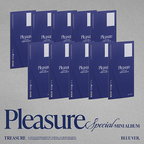 TREASURE - PLEASURE SPECIAL MINI ALBUM BLUE VER PARK JEONG WOO - COKODIVE