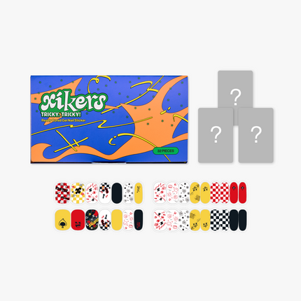 xikers - READY CURED GEL NAIL STICKER : TRICKY. TRICKY!