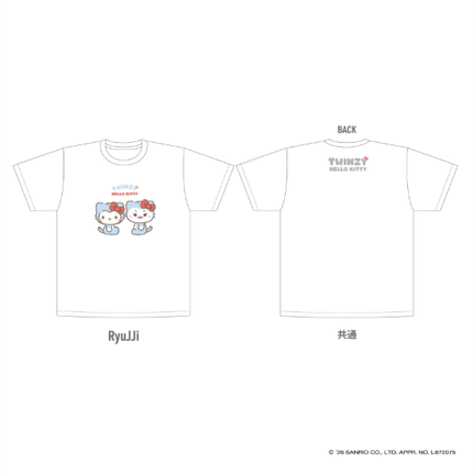 ITZY - TWINZY X HELLO KITTY OFFICIAL MD T-SHIRT