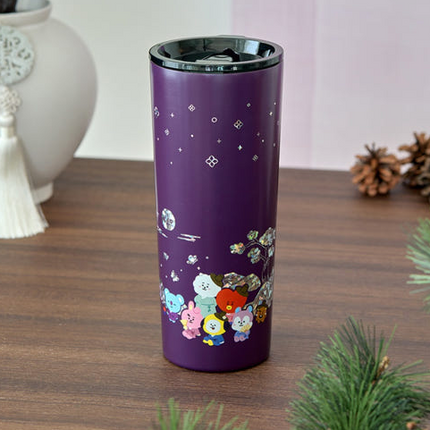 BT21 - PREMIUM K EDITION MOTHER OF PEARL GRAPHIC TUMBLER (710ml) - COKODIVE